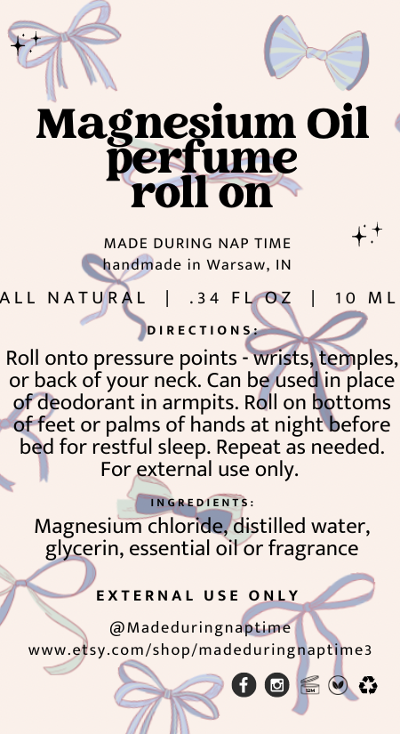 Magnesium Perfume Roll On